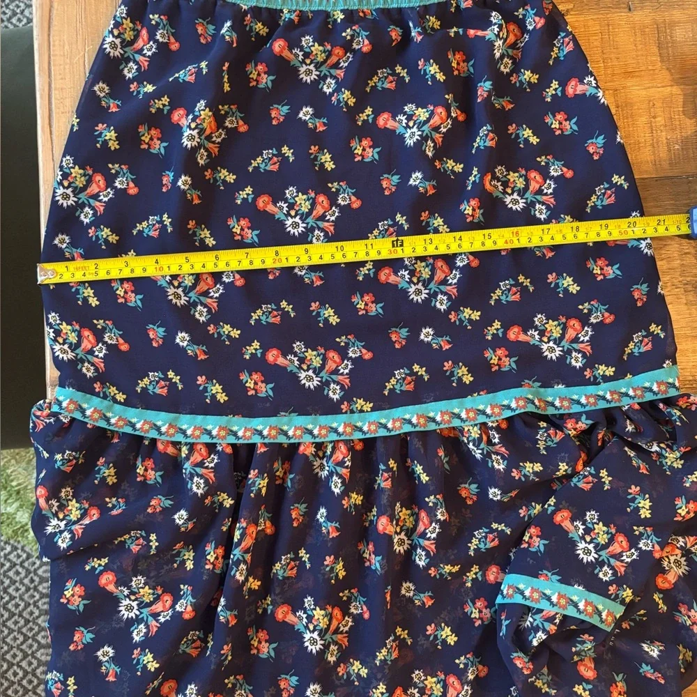 Sophie Max Floral Tiered Maxi Skirt. Women’s Sz-S Cottagecore | Feminine. EUC